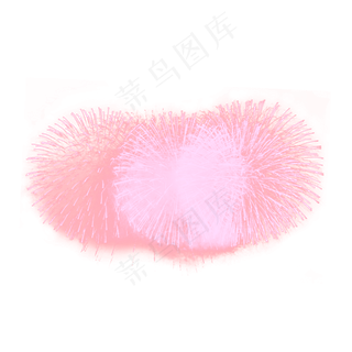 粉色创意烟花元素