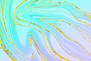 金色光泽的液体大理石背景