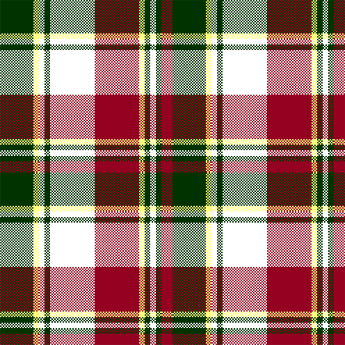 绿红色格子花纹纹理无缝图案