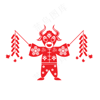 牛年剪纸