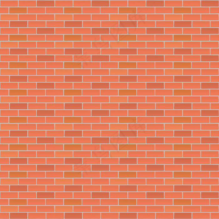 红砖墙矢量背景