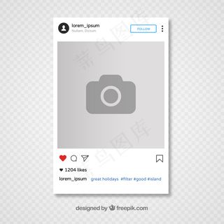 Instagram模板设计
