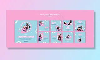 时装店社交媒体帖子