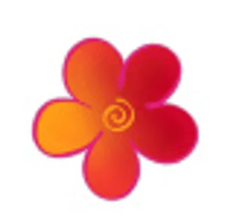 装饰的可爱小红花