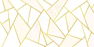 金色金属多边形纹理