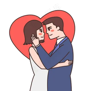 浪漫爱情情侣