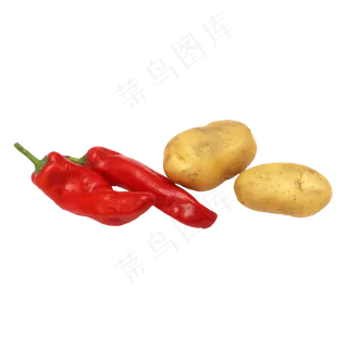 辣椒土豆蔬菜组合