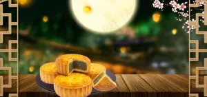 月饼促销创意合成