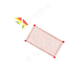 情人节情书信封纸鹤送信png免