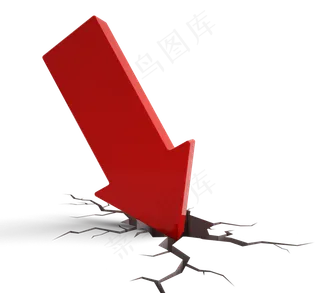 裂纹和红色箭头3元素