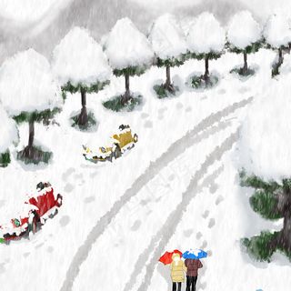 简约冬季女装男装雪地靴主图直通车模板