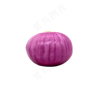 一个紫色洋葱