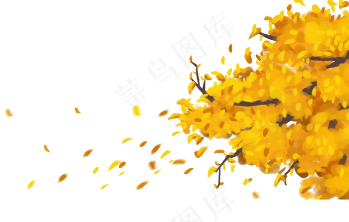节气寒露秋天落叶(2544X1620(DPI:300))psd模版下载