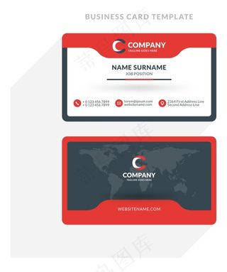 时尚大气创意名片设计