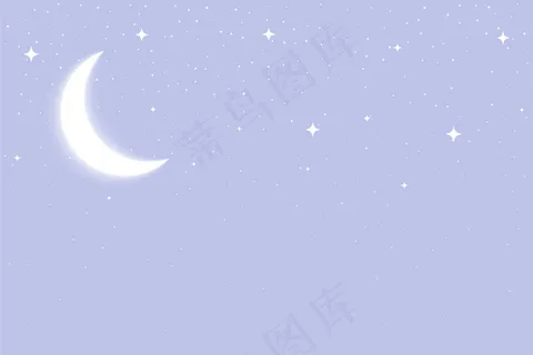 发光的月亮和星星的背景与复制空间 发光的月亮和星星的背景与复制空间