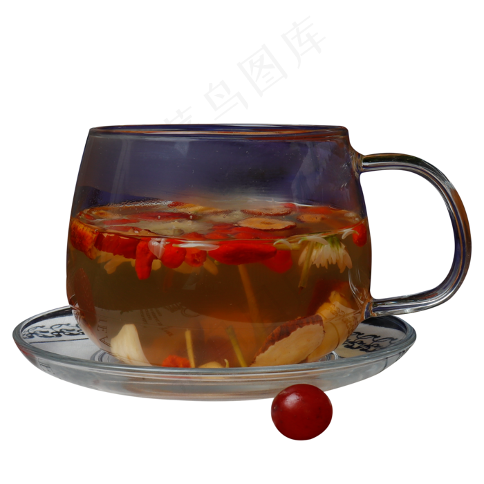 美味的茶水免抠图