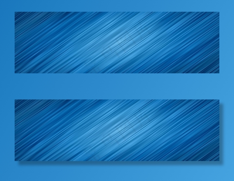 波浪抽象背景。条纹图案壁纸。蓝色横幅banner封面