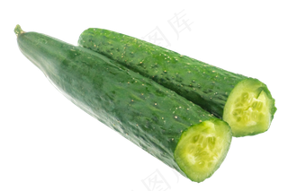 绿色切片黄瓜