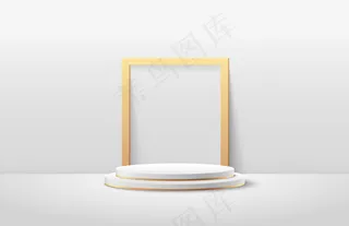 现代企业网站上产品的抽象圆形展示。b类