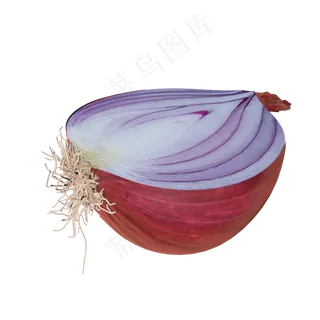 蔬菜切开的洋葱