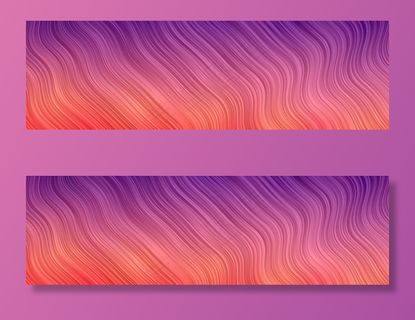 波浪抽象背景。条纹图案壁纸。横幅banner封面