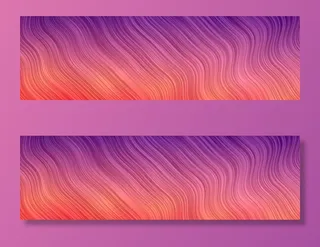 波浪抽象背景。条纹图案壁纸。横幅banner封面