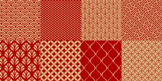 一套中国无缝图案