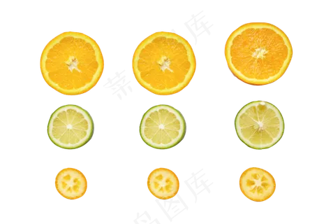 橙子柠檬金桔