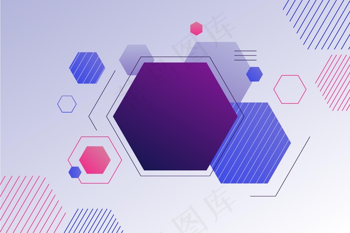 彩色渐变几何背景eps,ai矢量模版下载