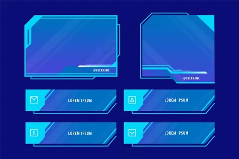 Twitch流面板模板集合