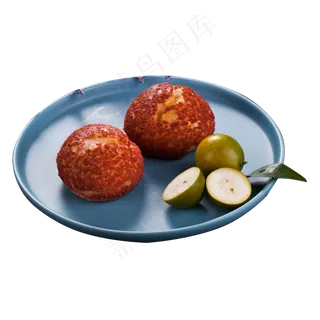 红色樱桃水果食物元素 红色樱桃水果食物元素