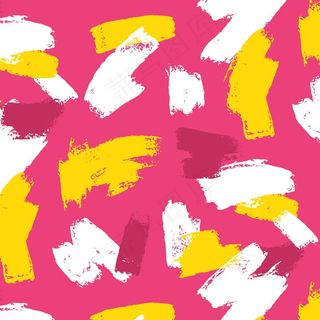 生动抽象笔画图案模板