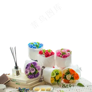 一些小清新的鲜花摆设