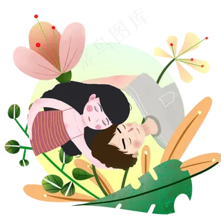 情人节恋人躺卧花丛甜蜜虐狗PN 情人节恋人躺卧花丛甜蜜虐狗PN