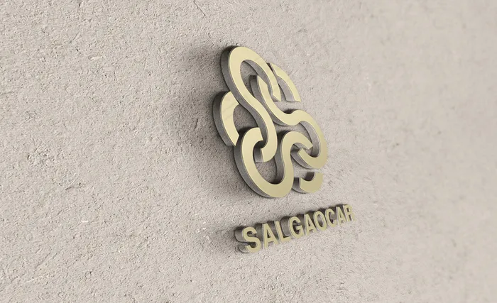logo样机标志样机智能贴图psd模版下载