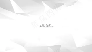 白色抽象几何形状背景设计