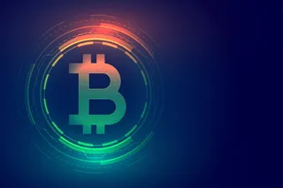 数字比特币技术概念背景设计