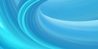 抽象蓝色流动波背景模板