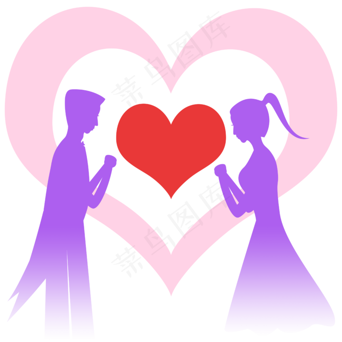 七夕节情人节浪漫七夕漫画插画