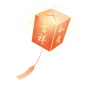 中元节祈福孔明灯装饰
