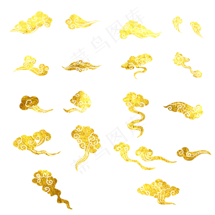 金箔祥云(2048X2048(DPI:132))psd模版下载