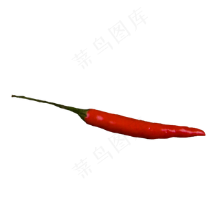 红色光泽质感辣椒食物元素