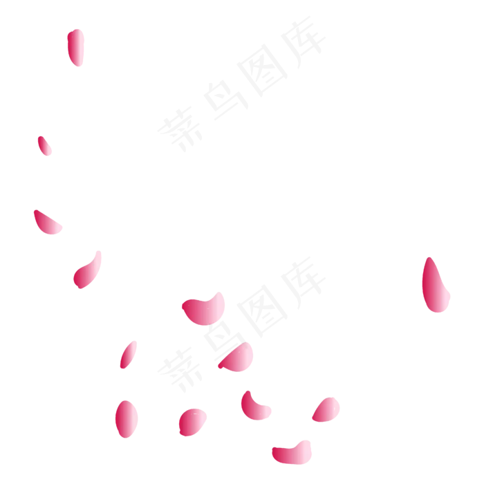 散落的粉色花瓣中秋(4168*4167px 300 dpi )ai矢量模版下载