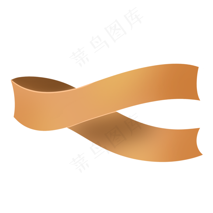 黄色彩带丝带飘带