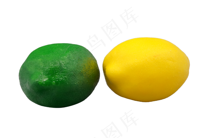 水果青柠和柠檬