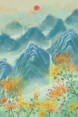 重阳节重阳九九重阳节登山登高