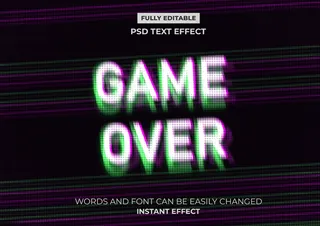 复古屏幕文本效果