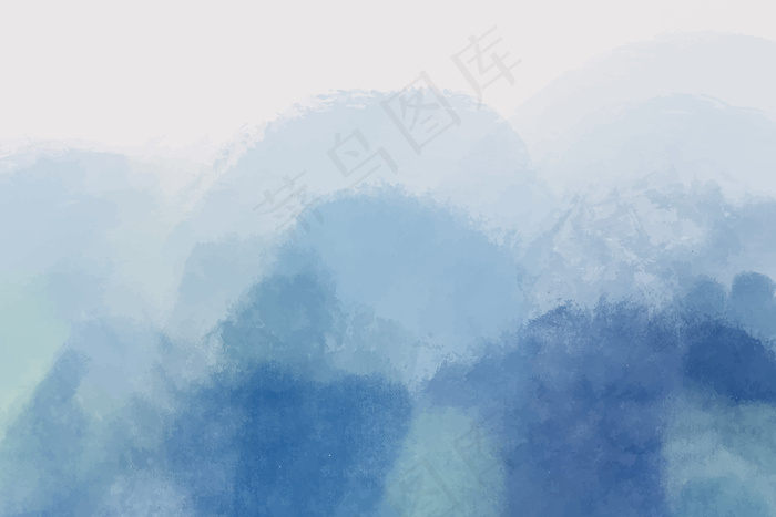 抽象的蓝色手绘背景eps,ai矢量模版下载