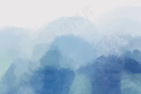 抽象的蓝色手绘背景