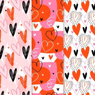 一套心形图案 一套心形图案